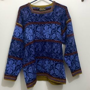 Oleana The Norwegian Story sweater - 100% new wool - made in Norway - Medium